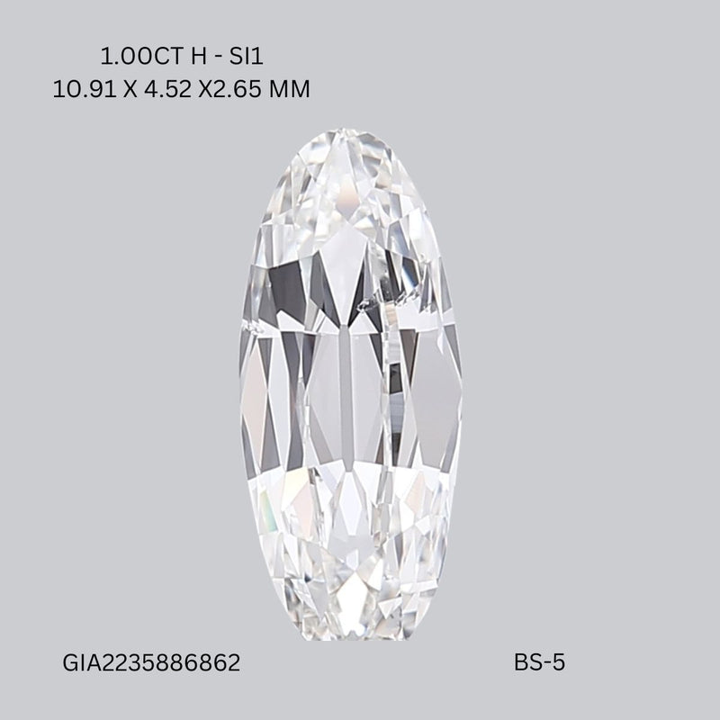 Oval 1ct H SI1 GIA #2235886862