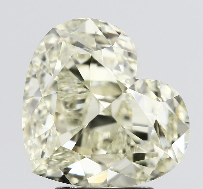 Heart 5.01ct Fancy Light Yellow VVS2 GIA #1448332441
