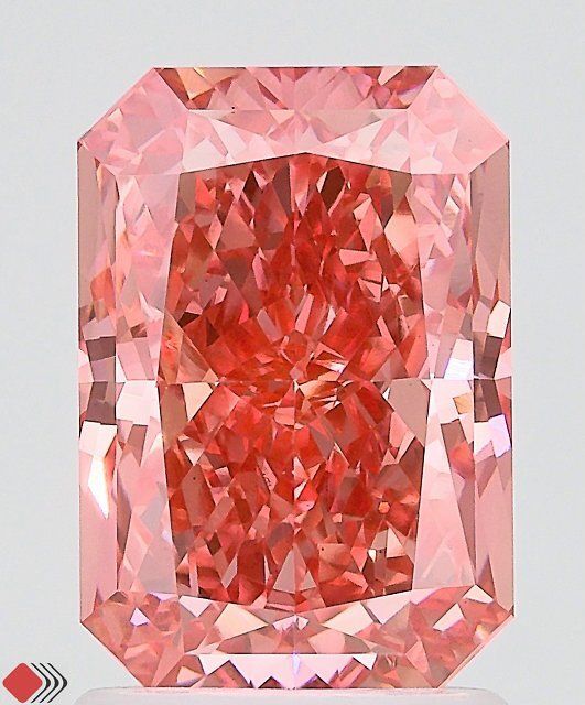 Radiant 2.52ct Fancy Vivid Pink VS1 IGI #LG728531349