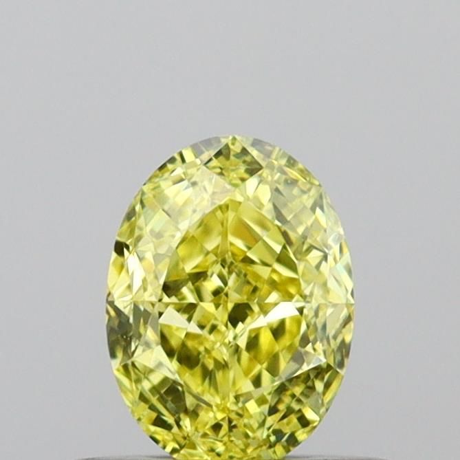 Oval 0.5ct Fancy Intense Yellow VS1 GIA #2518742285