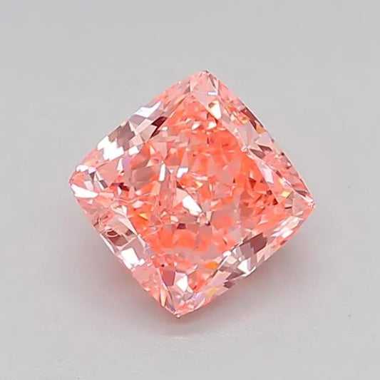 2.19ct Cushion modified Lab Grown Diamond (Colour Fancy Vivid Pink, Clarity VS1, IGI Certified)