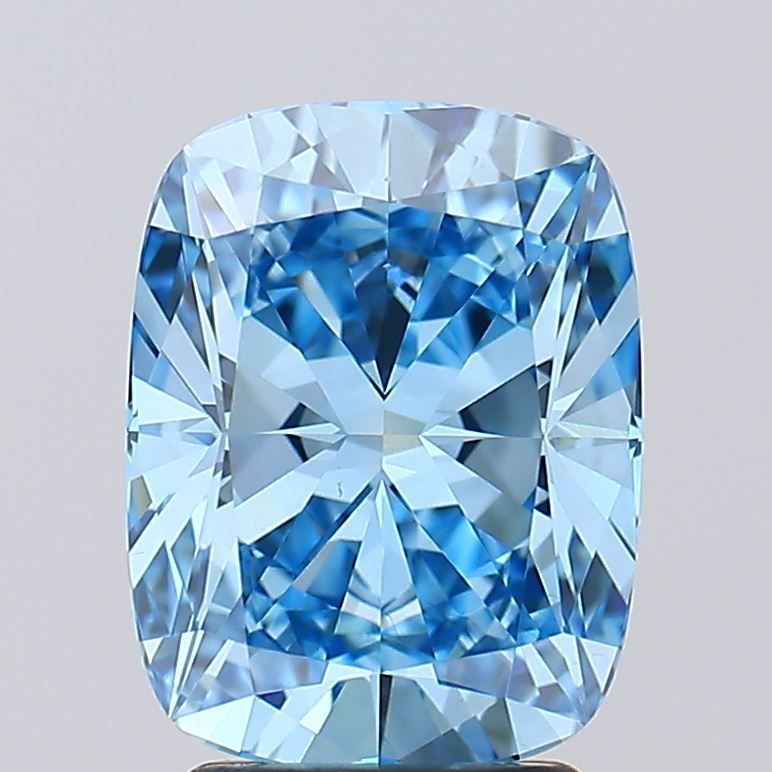 Cushion brilliant 3.09ct Fancy Vivid Blue VS1 IGI #LG603357414