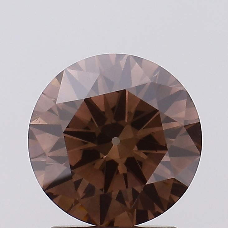 Round 1.99ct Fancy Deep Brown VS1 IGI #LG772690284