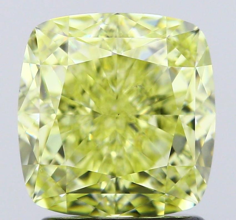 Cushion modified 2.02ct Fancy Yellow VS2 GIA #2477573978