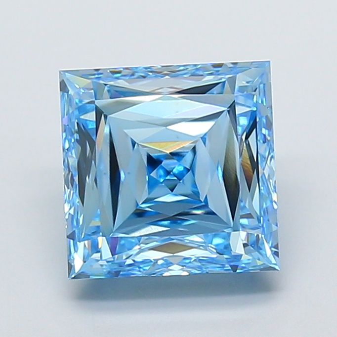 Princess 5.02ct Fancy Vivid Blue VS1 IGI #LG780671283
