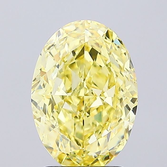 Oval 2.6ct Fancy Vivid Yellow VVS2 IGI #LG786698796