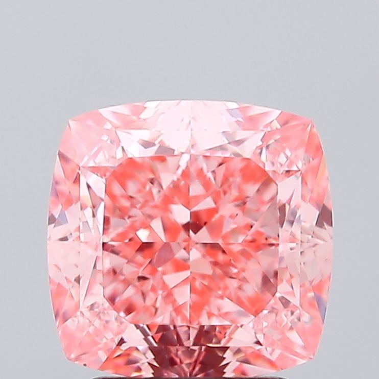 Cushion modified 3.02ct Fancy Vivid Pink VS1 IGI #LG784669574