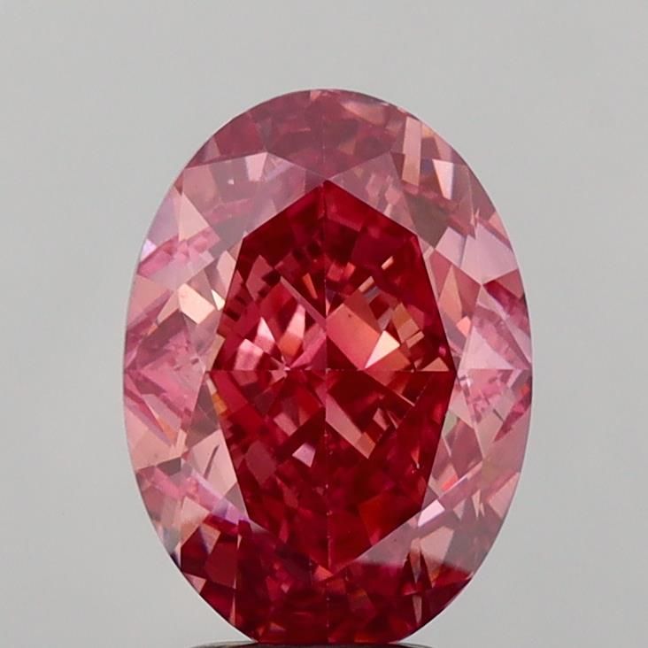 Oval 4.13ct Fancy Vivid Pink VS1 IGI #LG764659326