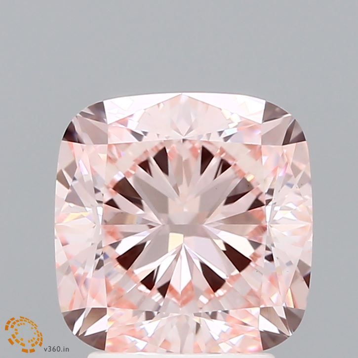 Cushion brilliant 3.02ct Fancy Intense Pink VVS2 IGI #LG635468132