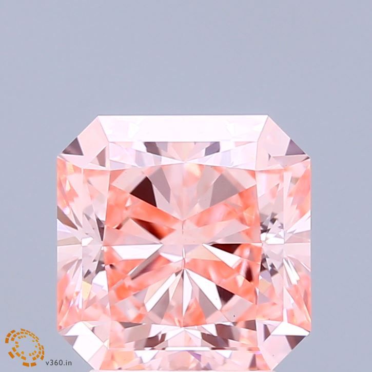 Square radiant 3.02ct Fancy Vivid Pink VS1 IGI #LG739566340