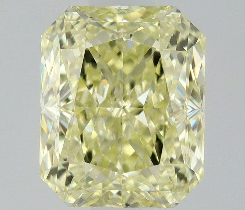 Radiant 0.7ct Fancy Light Yellow VS2 GIA #2547604379