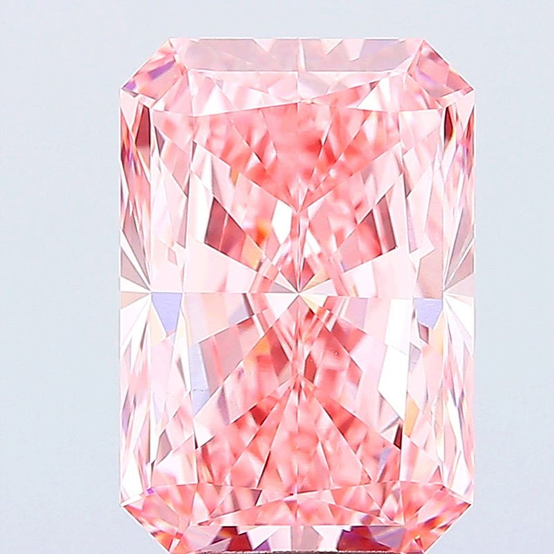 Radiant 9.09ct Fancy Vivid Pink VS1 IGI #LG722517097