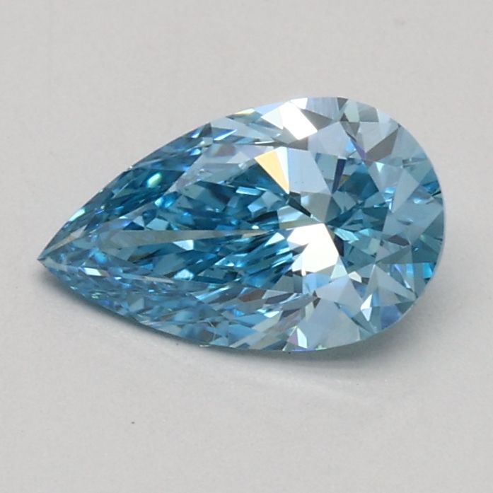 Pear 0.51ct Fancy Vivid Blue VVS2 IGI #LG510197398