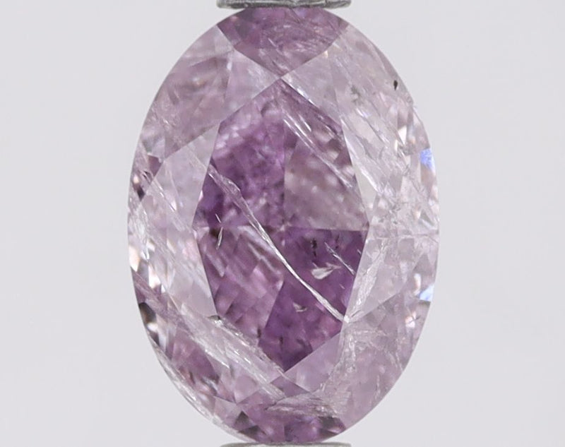 Oval 1.06ct Fancy Intense Purple Pink  GIA #6501595227