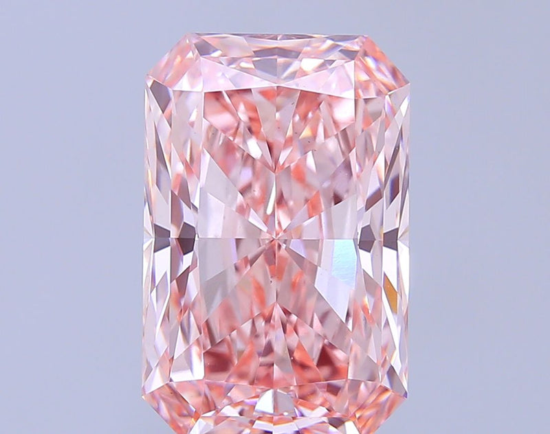 Radiant 7.05ct Fancy Vivid Pink VS1 IGI #LG689542158