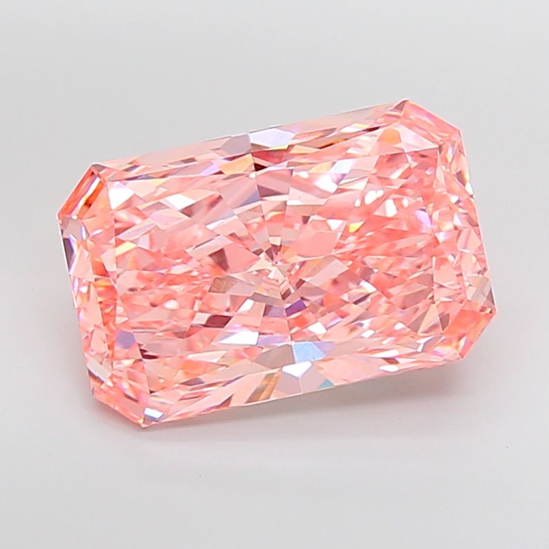 Radiant 12.03ct Fancy Vivid Pink VS1 IGI #LG772641659