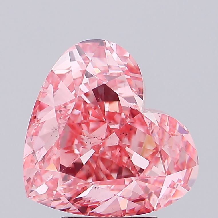 Heart 5.02ct Fancy Vivid Pink SI1 IGI #LG591363064