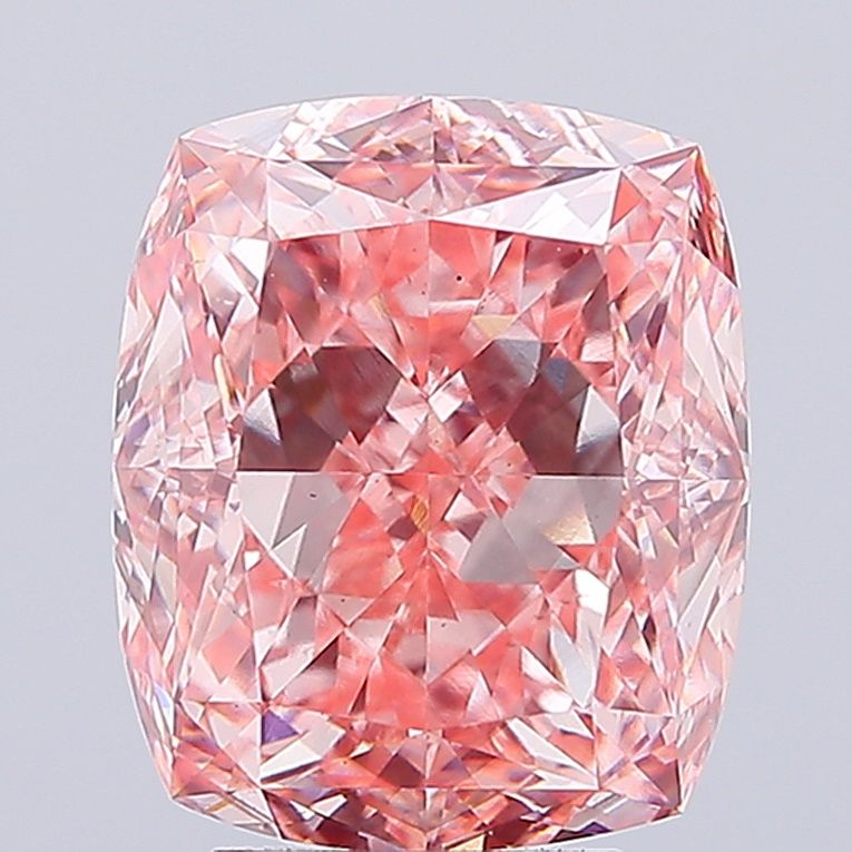 Cushion modified 6.04ct Fancy Vivid Pink VS2 IGI #LG698540130