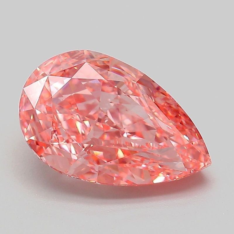 Pear 3.51ct Fancy Vivid Pink VS1 IGI #LG771624300