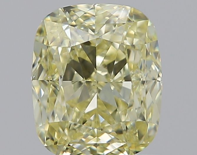 Cushion brilliant 1.01ct Fancy Light  Yellow VVS2 GIA #2225362720