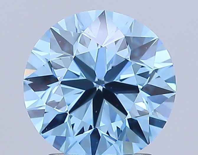 Round 2.45ct Fancy Vivid Blue VVS2 IGI #LG593368300