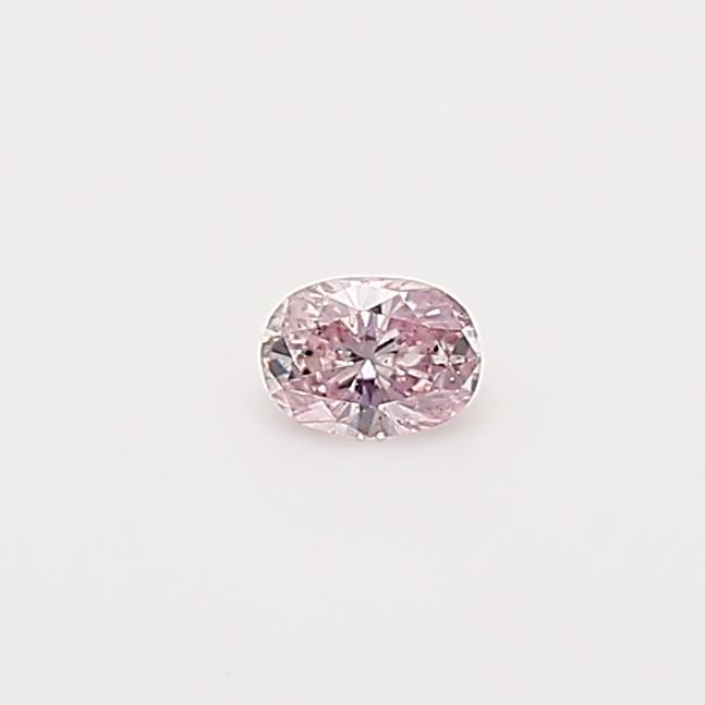 Oval 0.06ct Fancy Purplish Pink  GIA #2231561467