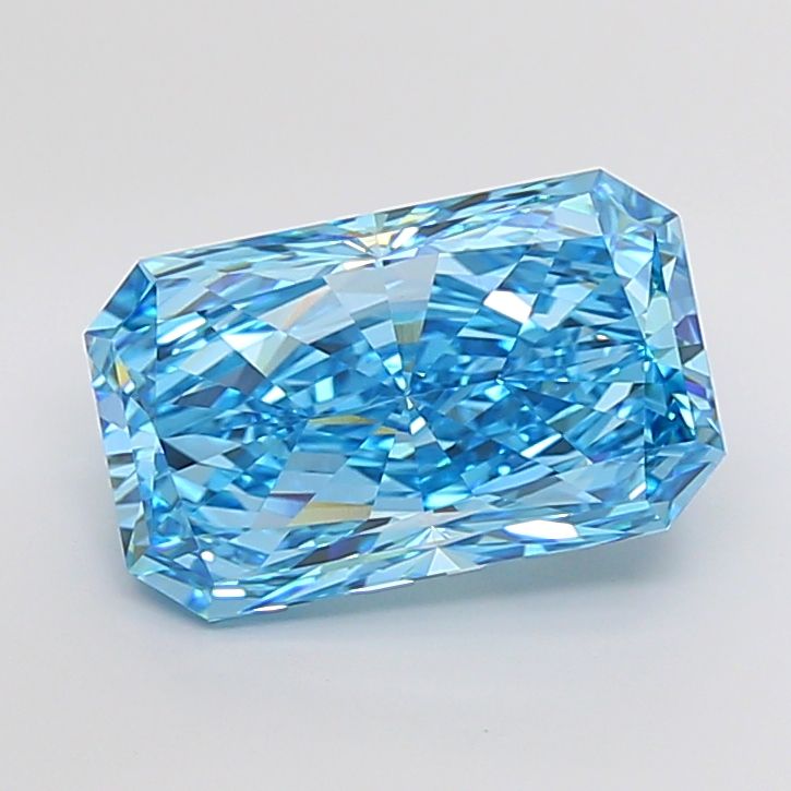 Radiant 9.52ct Fancy Vivid Blue VVS2 IGI #LG722556477