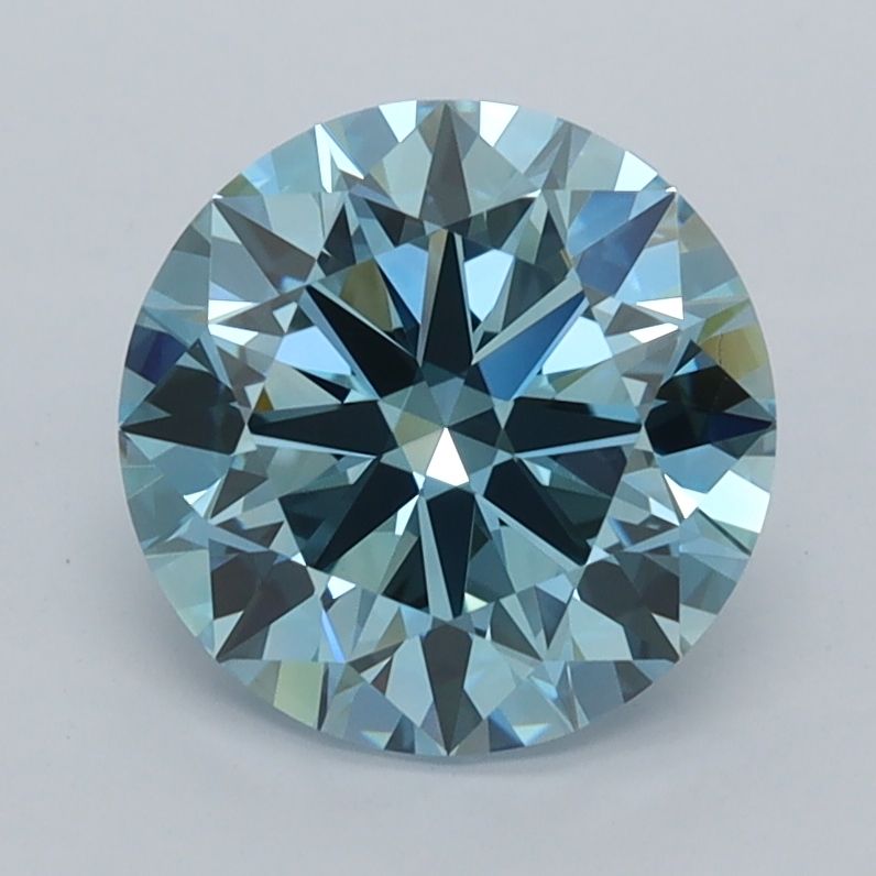 Round 2ct Fancy Intense Blue VVS1 IGI #LG761560090