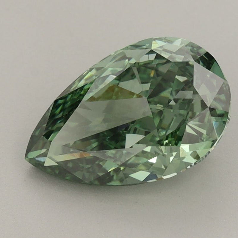 Pear 2.34ct Fancy Vivid Green VVS2 IGI #LG732566836