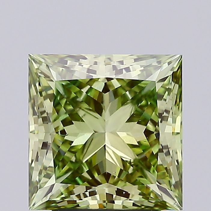 Princess 3.01ct Fancy Vivid Green VS2 IGI #LG623423306