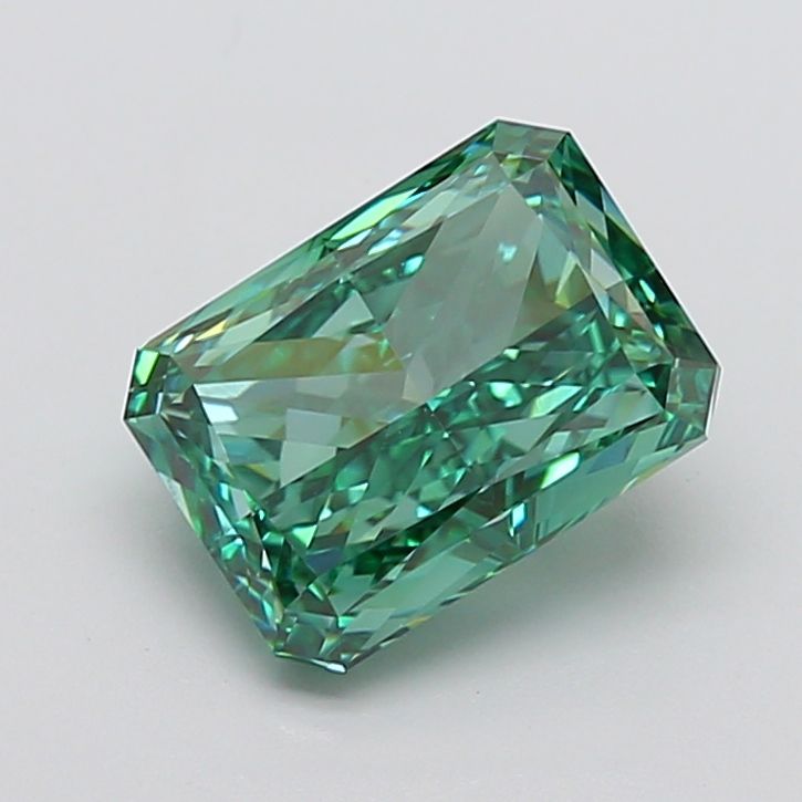 Radiant 4.5ct Fancy Vivid Green VVS2 IGI #LG731506604