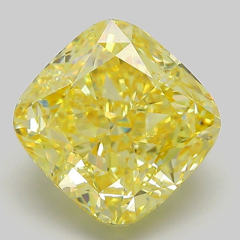 Cushion modified 6.03ct Fancy Intense Yellow VS1 IGI #LG787603190