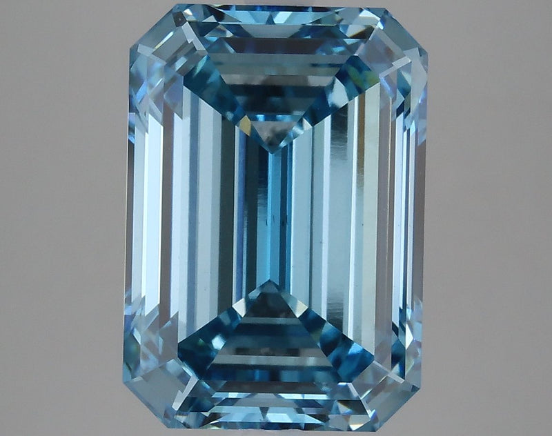 Emerald 6.86ct Fancy Vivid Blue VS2 IGI #LG633424087