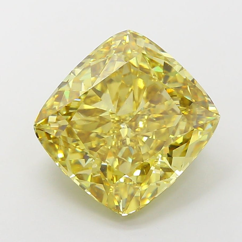 Cushion modified 10.02ct Fancy Intense Yellow VS2 IGI #LG776612599