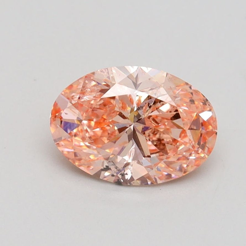 Oval 1.1ct Fancy Intense Pink SI2 IGI #LG539238655