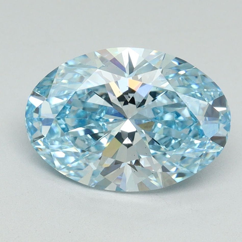 Oval 2.36ct Fancy Vivid Blue VS1 IGI #LG632499609