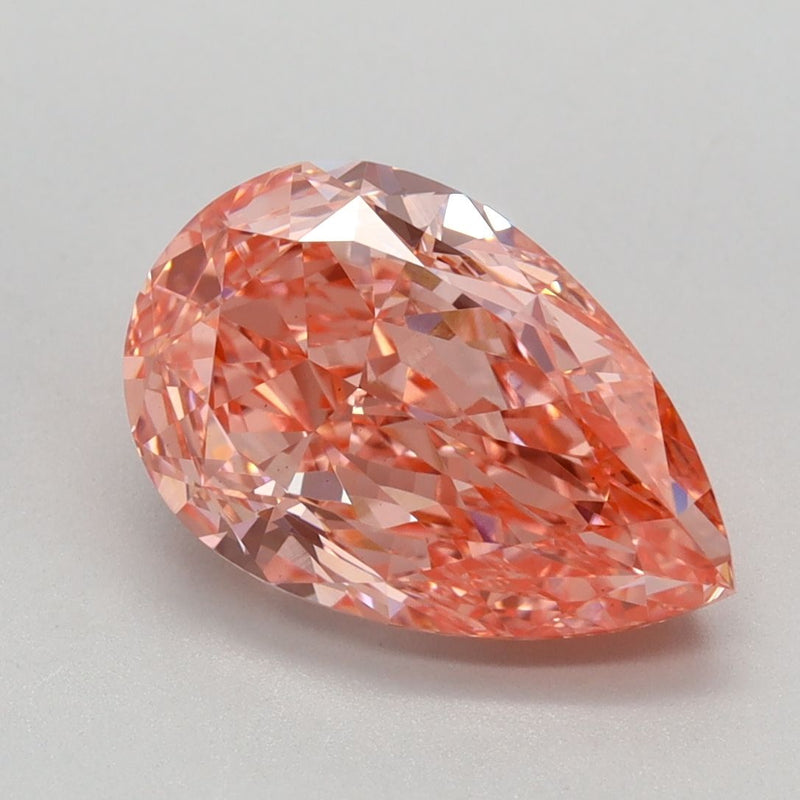 Pear 2.6ct Fancy Vivid Pink VS1 IGI #LG670423559