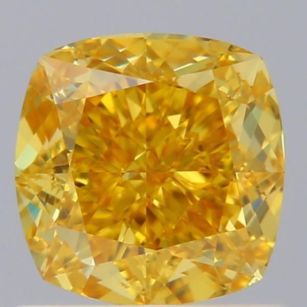 Cushion modified 1ct Fancy Deep Orangey Yellow VS1 GIA #7436706760