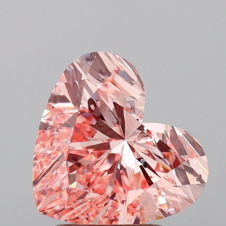 Heart 2.5ct Fancy Vivid Pink SI1 IGI #LG671475211