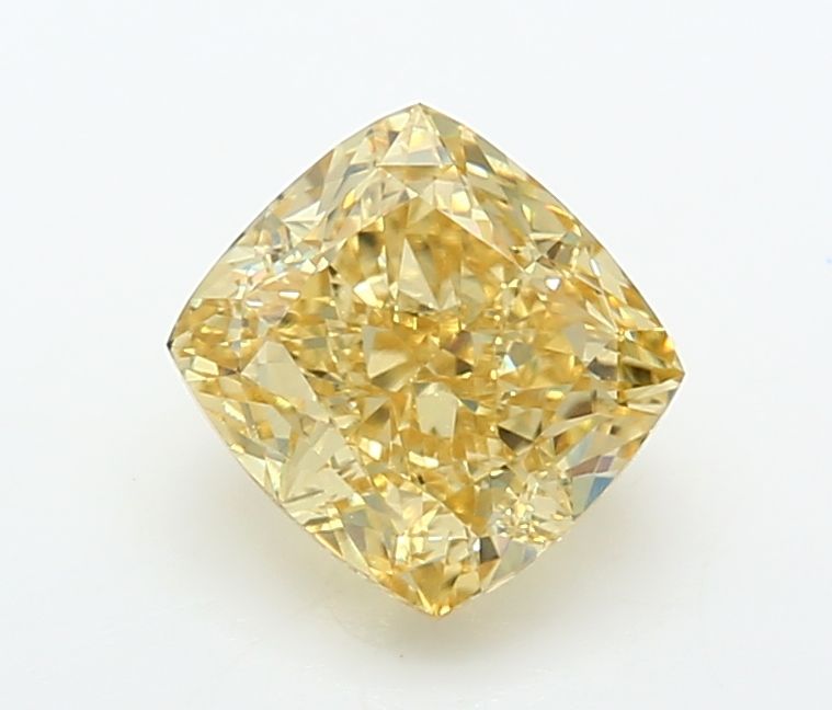 Cushion modified 2.5ct Fancy Intense Yellow VS1 IGI #LG749573281