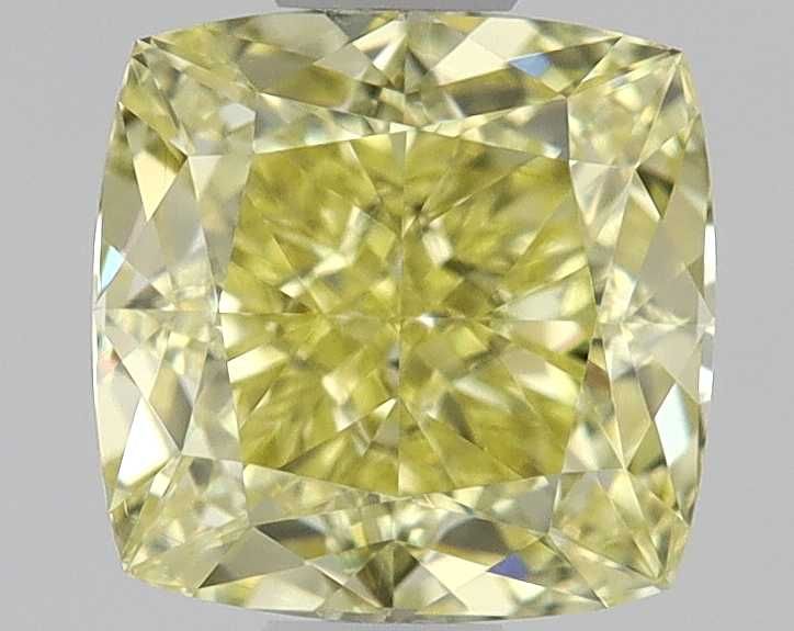 Cushion brilliant 0.84ct Fancy Intense Yellow VVS1 GIA #6532412517