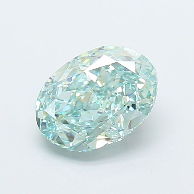 Oval 1.24ct Fancy Intense Green VVS1 IGI #LG783638421