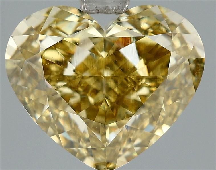 Heart 3.32ct Fancy Intense Yellow VS1 IGI #LG756558337
