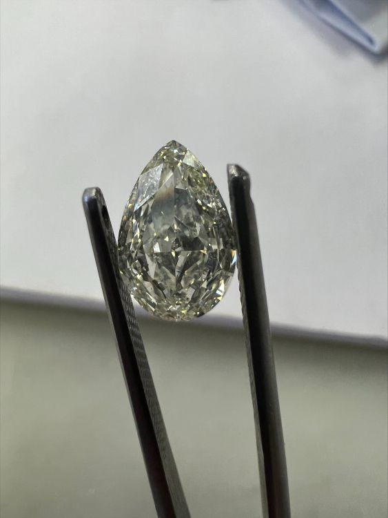 Pear 2.12ct J VS2 EGL #923637701
