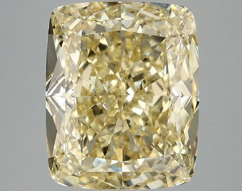 Cushion modified 5.1ct Fancy Intense Yellow VS1 IGI #LG681597739