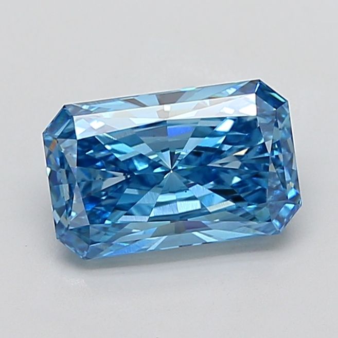 Radiant 3.1ct Fancy Vivid Blue VS1 IGI #LG756570510