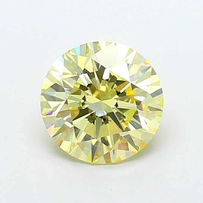 Round 2.59ct Fancy Yellow VVS2 IGI #LG779659424