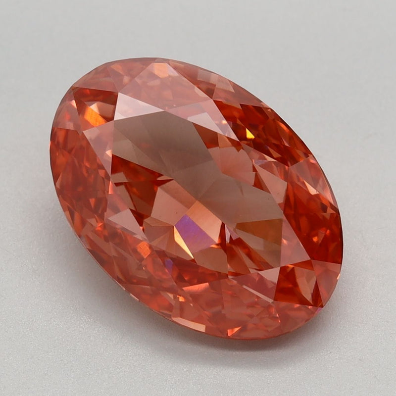 Oval 3.8ct Fancy Vivid Pink VVS2 IGI #LG719562532