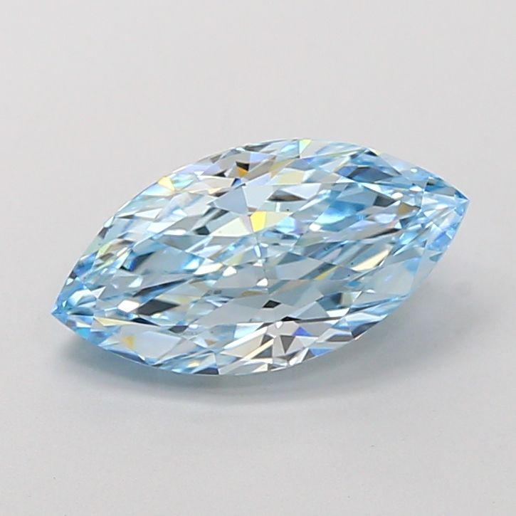 Marquise 3.02ct Fancy Vivid Blue VS1 IGI #LG757530282