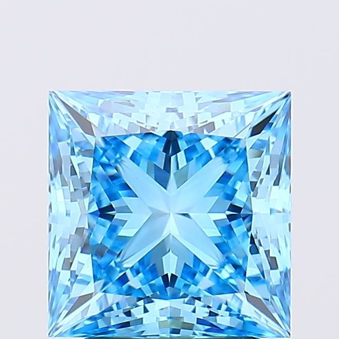 Princess 2.68ct Fancy Vivid Blue VS1 IGI #LG660453448
